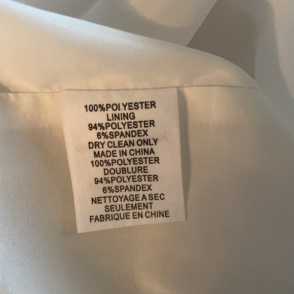 Trina Turk dress white with pink and red pipping - Picture 12 of 13